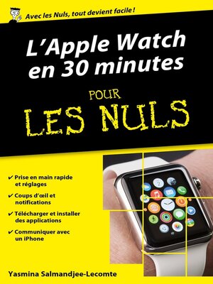 cover image of L'Apple Watch en 30mn pour les Nuls